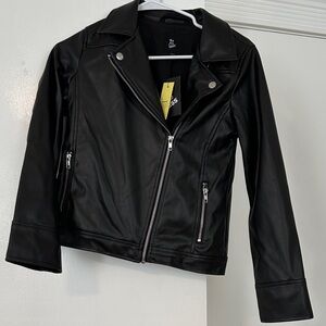 Art Class Black Leather Jacket